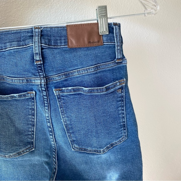 Madewell 10” High Rise Skinny Jeans Mackey Wash Womens 25 - Picture 7 of 8